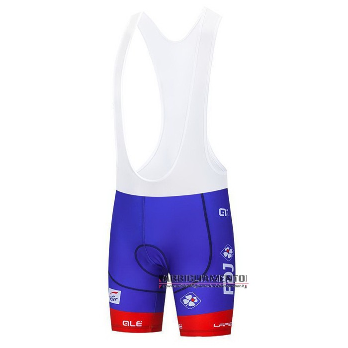 Abbigliamento Groupama-FDJ 2021 Manica Corta e Pantaloncino Con Bretelle Rosso Blu Bianco - Clicca l'immagine per chiudere